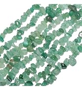 NITOPUPU 30in Green Aventurine Natural Chip Stone Beads 5-8mm About 230pcs, Irregular Drilled Lig...