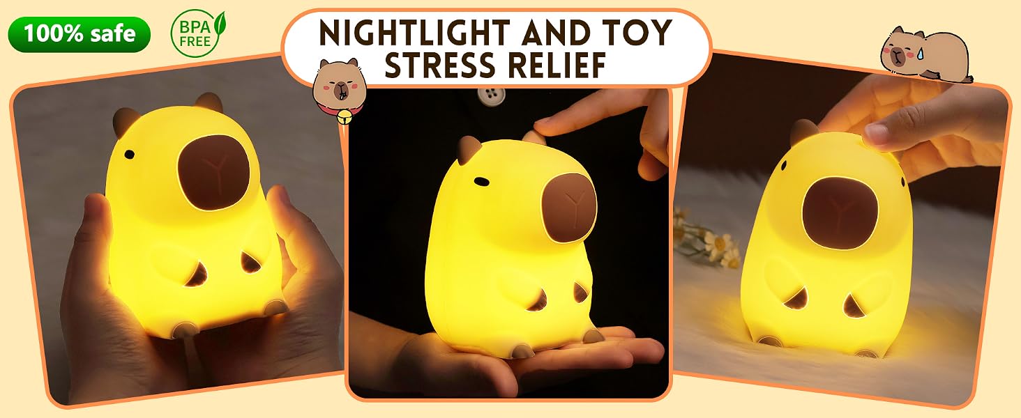 Capybara Night Light
