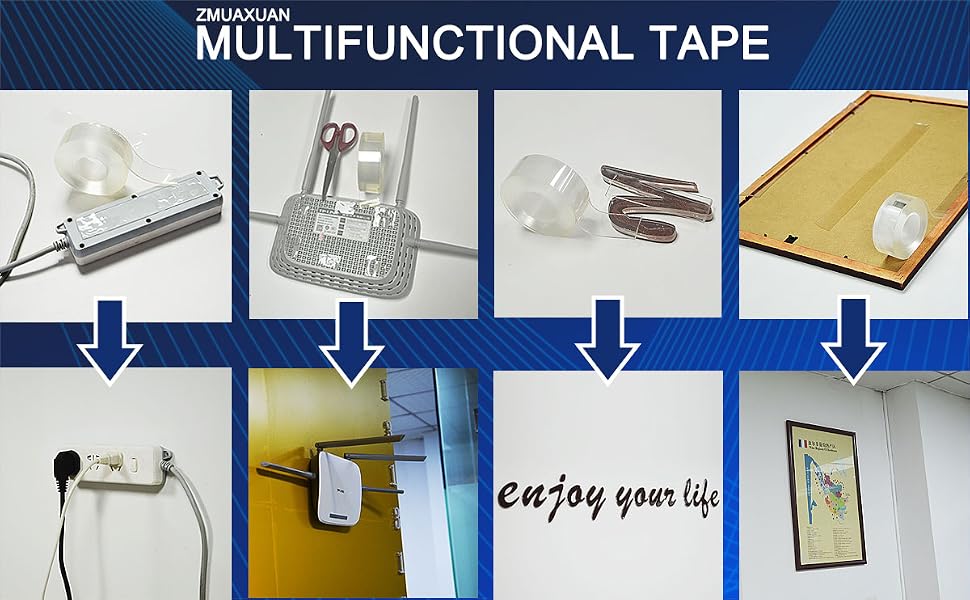 adhesive tape transparent tape wall tape two sided tape heavy duty no damage wall hangers