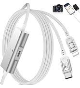 USB C for Lightning Cable DSLR Camera Hard Drive Data Transfer Cord 4FT OTG | for iPhone 14 13 12...