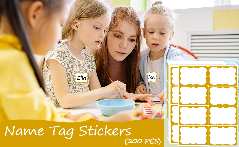 name tags sticker