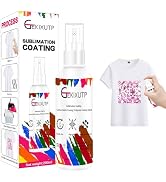 GEKIXUTP 200 ml Sublimation Spray for Cotton Tshirts,Sublimation Coating Spray for T-Shirts,Canva...
