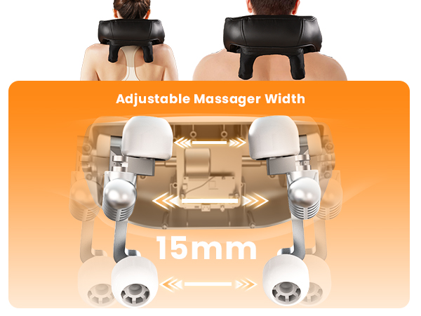 Adjustable Massager Width