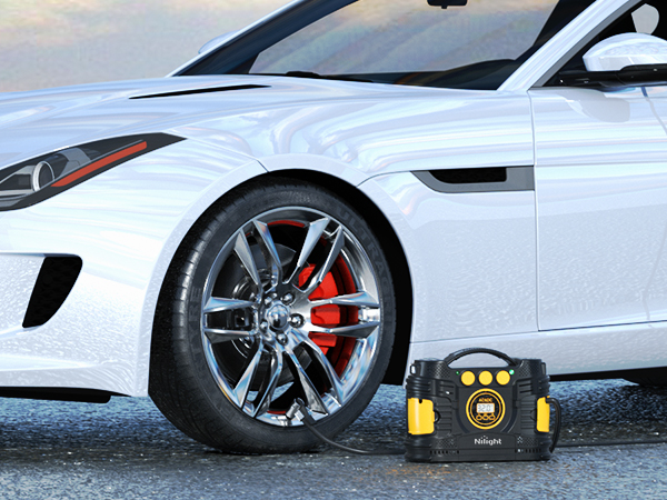 AC/DC tire inflator