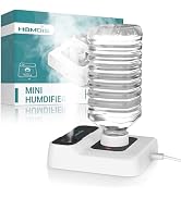 HOMDIS Portable Humidifiers for Travel, Small Mini Humidifier with Auto Shut-Off, Nightlight and ...