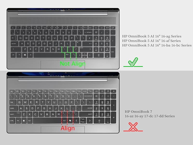 HP OmniBook 5 AI keyboard cover