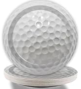 gisgfim 48 PCS Golf Paper Plates Birthday Party Supplies Disposable Golf Dessert Plates Sports Fa...