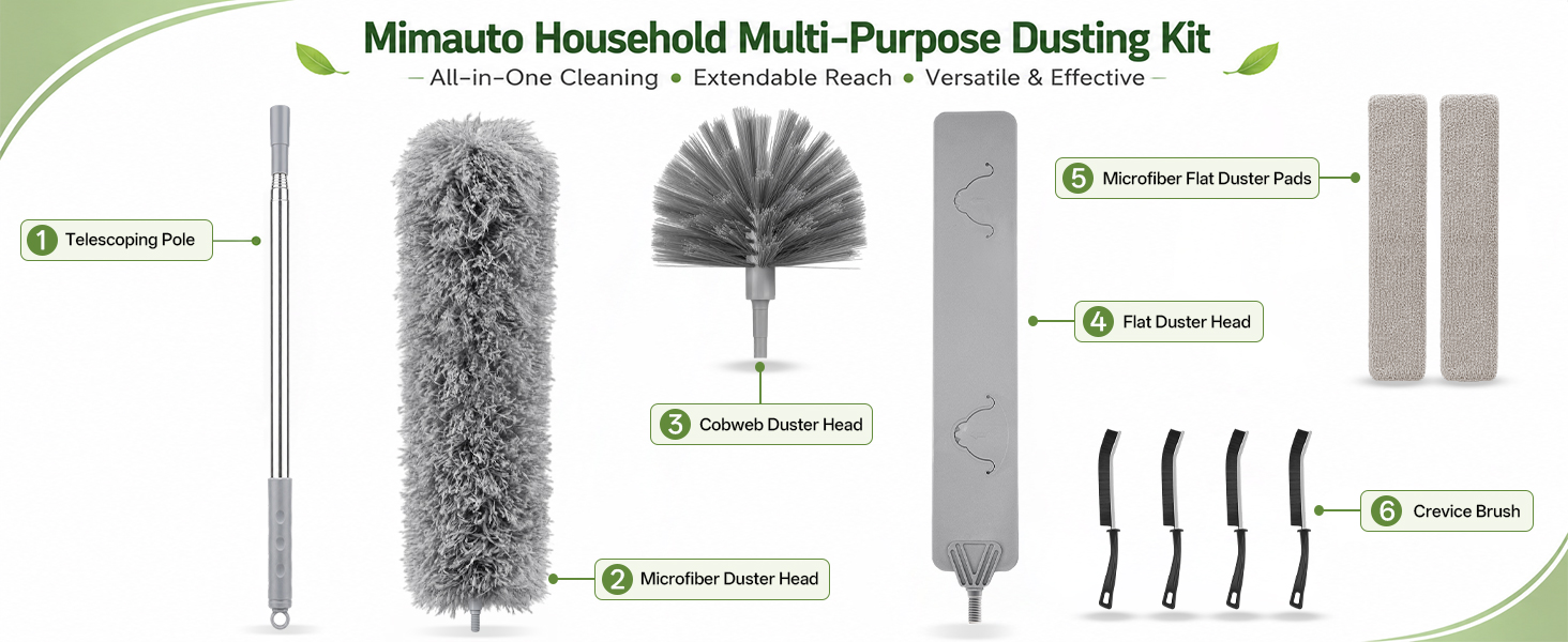 Mimauto Household Multi-Purpose Dusting Kit