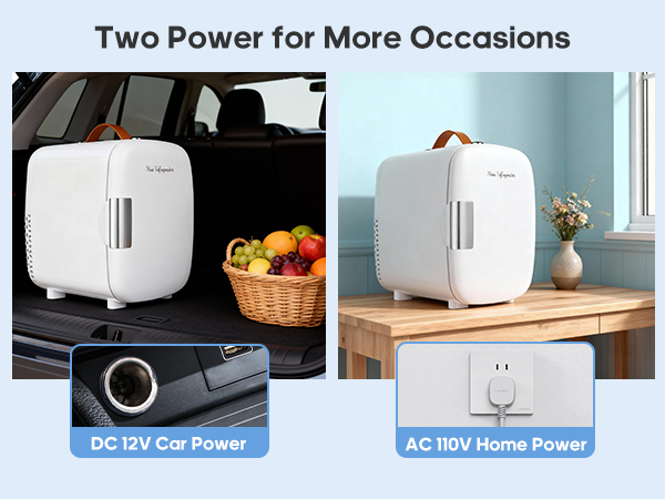 DUMOS Mini Fridge For Bedroom