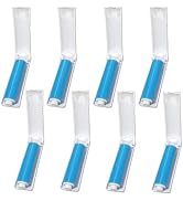 Mini Reusable Lint Roller for Travel, 8 Pack Washable Foldable Lint Remover with Sticky Gel, Port...