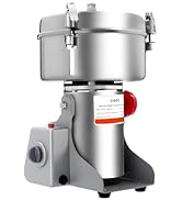 2500g Electric Grain Mill Grinder, 4500W Stainless Steel Commercial Grinders 32000r/min Grain Spi...