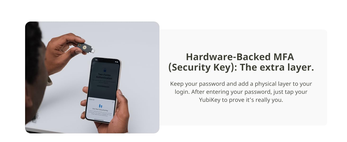 Keep your password and add a physical layer to your login.