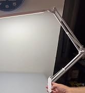 SKYLEO Desk Lamp - 31.5" Desk Light - 5 Color Modes X 11 Brightness Levels - Adjustable Swing Arm...