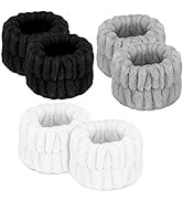 Women's Wrist Towels for Washing Face, Microfiber Spa Wash Band, Washing Wristbands, Absorbent Sw...