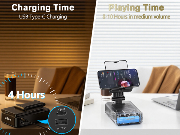 wireless induction audio speaker stand