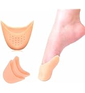 1 Pair Soft Silicone Gel Pointe Ballet Dance Shoe Toe Pads Toe Protector with Breathable Hole One...