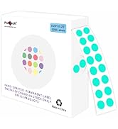 PARLAIM 0.25 Inch Color-Code Dot Stickers,1000 Stickers Roll Coding Label Sticker for Office,Stud...