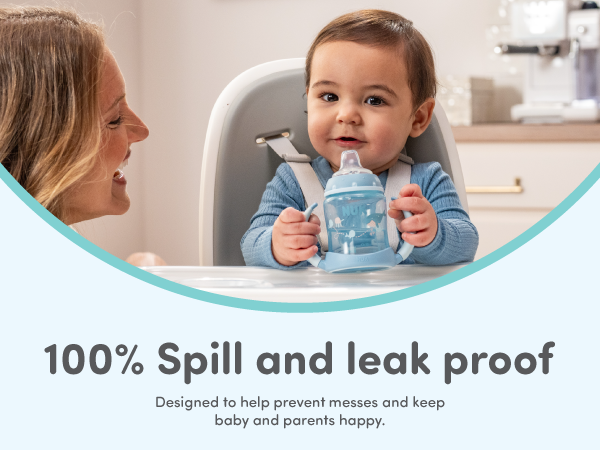 nuk first choise learner cup soft spout spill leak proof mickey mouse bpa free 6 months easy grip