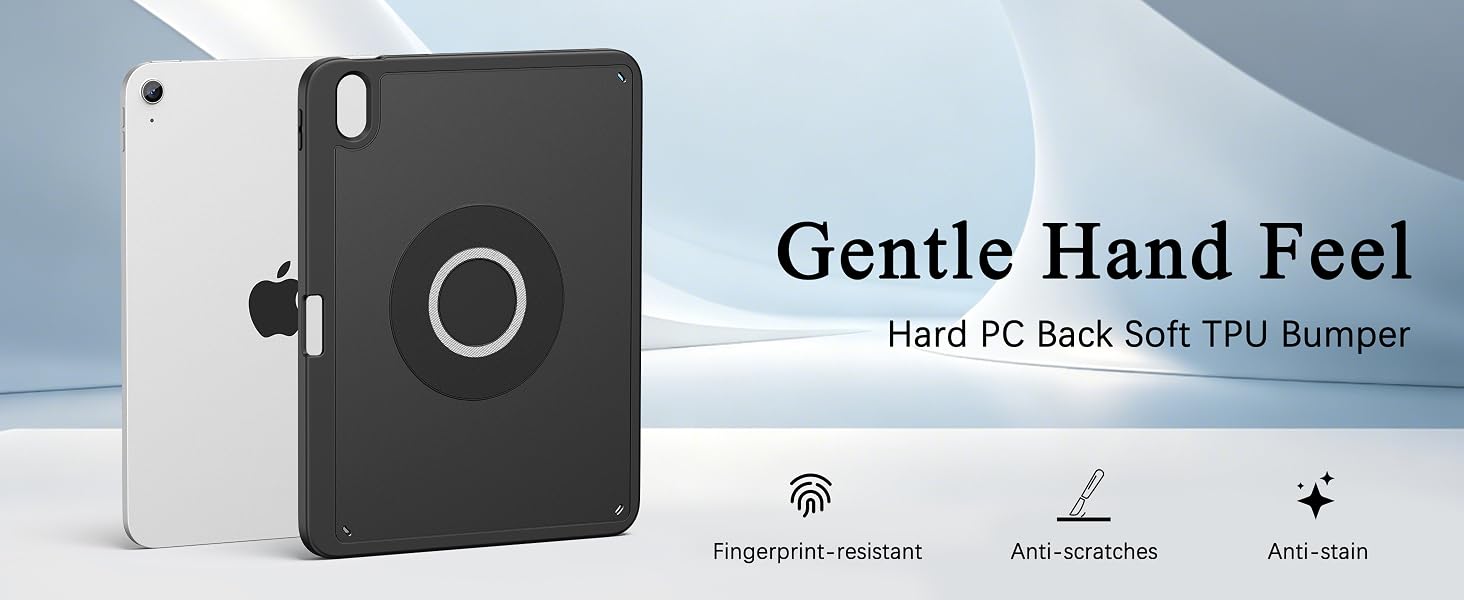 ipad a16 case fingerprint resistant anti scratch and stain has gental hand feel