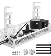 under desk cable management tray