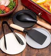 Seki Japan Stylish Kitchen Tool Set, Flexible Non Stick Heat Resistant Nylon Cooking Spoon, Cooki...