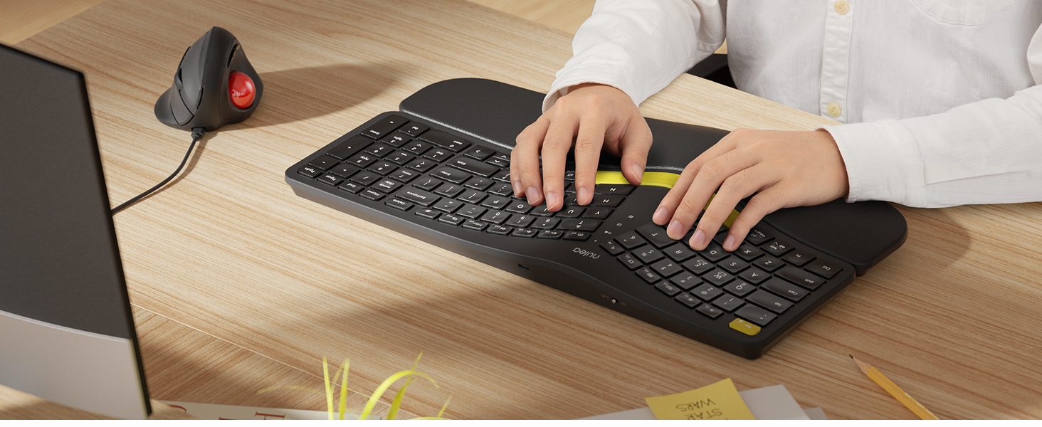 bluetooth ergonomic keyboard split keyboard wireless ergonomic keyboard wired keyboard for carpal