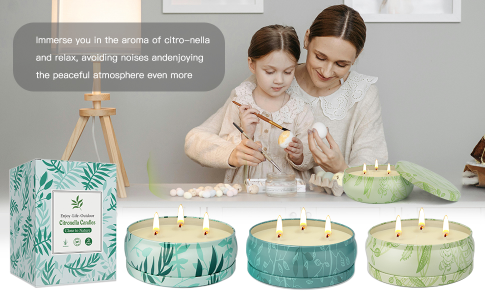 NATURAL SOY WAX AND CITRONELLA OIL