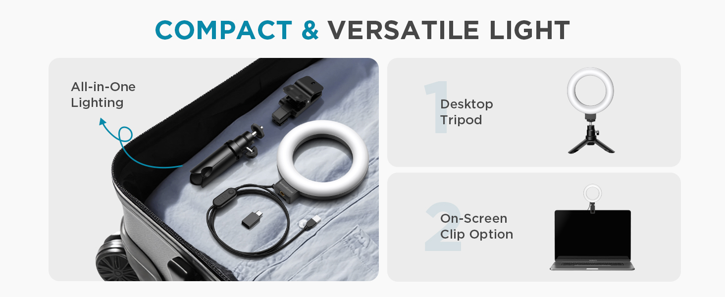 video conference light