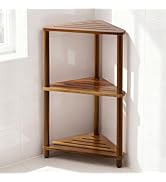 IBosins Corner Shower Shelf 3-Tier Shower Caddy Standing Bathroom for Inside Shower Stool Storage...
