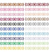 Bow-Shaped Hair Clips, ECADY (100-Pack 20-Colors) Metal Snap Barrettes for Girls, Women, Kids, fo...