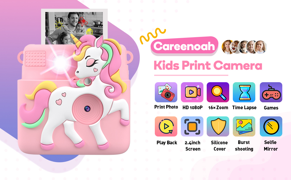 kids camera instant print