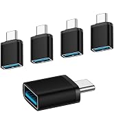 USB C Adapter 5Pack Type C Male to USB Female Connector for Samsung Galaxy S26 S25 S24 S23 S22 S2...