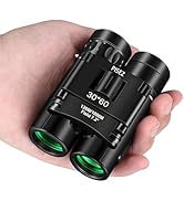 PISEZ 30X60 Compact Binoculars for Adults and Kids,Lightweight Foldable Easy Focus Small Binocula...