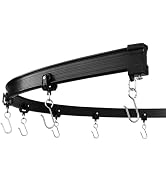 KXLife Black Flexible Bendable Curved Ceiling Curtain Track, RV Curtain Track, Curtain Track Ceil...