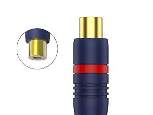 The gold-plated material can prevent the connection parts of the wire from oxidation