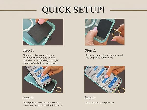 How to Setup your Clip & Go. Phone Lanyard.