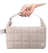 Elmklare Lunch Bag for Women & Men, Quilted Puffer Lunch Box for Women, Insulated Leakproof Coole...