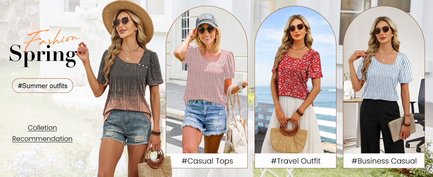 summer tops for women 2026