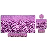 MOSISO Extended Gaming Mouse Pad&Massage Keyboard Wrist Rest&Mousepad&Wrist Rest&Coaster, Glitter...