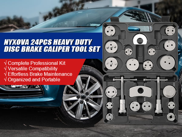 Heavy Duty Disc Brake Caliper Tool Set