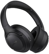 LORELEI QC60 Noise Cancelling Headphones,Over Ear Headphones (Space Black)