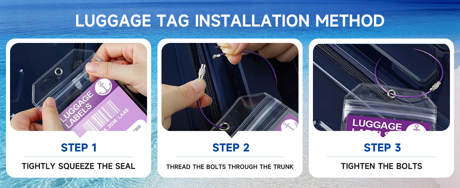 Cruise luggage tag
