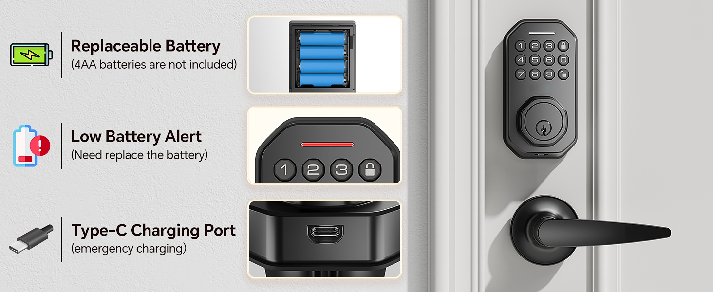 keyless entry door lock