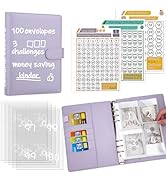 Antner 100 Envelopes Challenge Binder Savings Challenges Book to Save $5,050 and $500 and $10,000...
