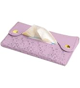 Purple Pocket Tissue Holder - Tissue Holder | Travel Pouch for Tissue | Pocket Paper Towel | Tiss...