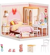 Rolife DIY Miniature Kits Super Creator - Lovely Pink Bedroom