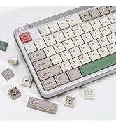 YMKPVR KBDiy 9009 Doys Keycaps Low Profile Dye-Sublimation PBT Retro Custom Keyboard Keycap,138 K...