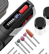 Rotary Tool - 4V Rotary Tool Cordless, PHALANX Rotary Tool Accessories 80 PCS 4000mAh Li-Ion Batt...