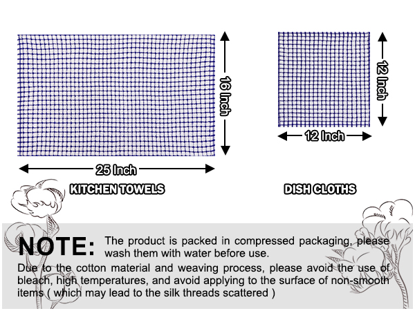 Dish Towels Size