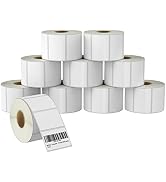 BETCKEY - 3" x 2" (76 mm x 51 mm) Multipurpose & Shipping Labels Compatible with Zebra & Rollo La...